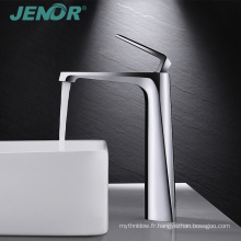 Nouvelle salle de bain de conception support Chrome High Basin Robinet